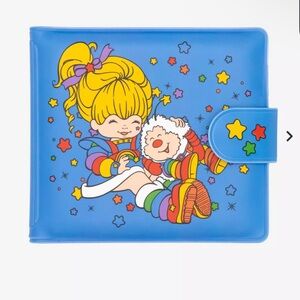 Whatever makes you happy rainbow brite vinyl snap wallet NWT